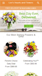 Mobile Screenshot of lorisheartsnflowers.com